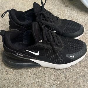 Nike Black and White Air Max 270 Sneakers